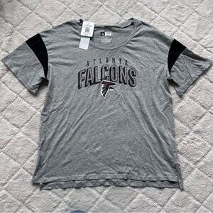 NFL | Gray Atlanta Falcons Football Short Sleeve Tee | Size Extra Large